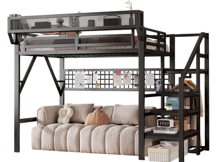 Loft Bed With Stairs And Storage