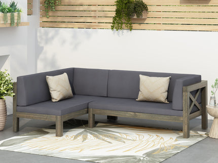Brava - X Back Corner Bench