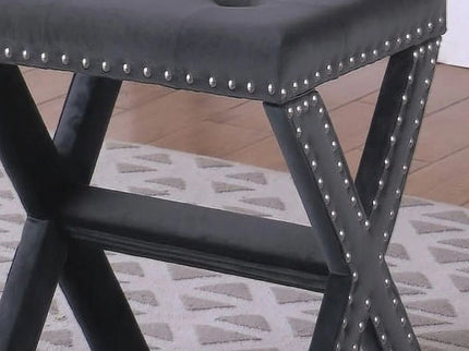 Upholstered Accent Bench With Nailhead Trim