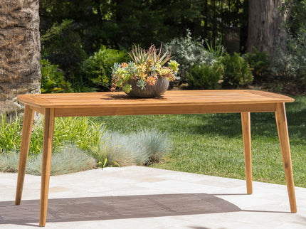 Outdoor Dining Table With Frame - Teak