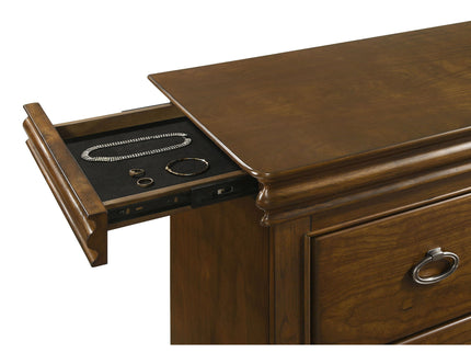 Leonide - 9 Drawer Dresser - Cherry