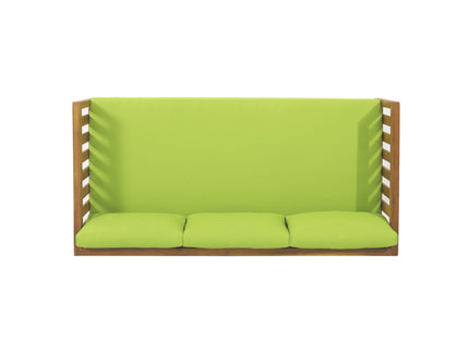 Claremont - 3 Seater Daybed Teak Acacia Wood Water Resistant Cushions