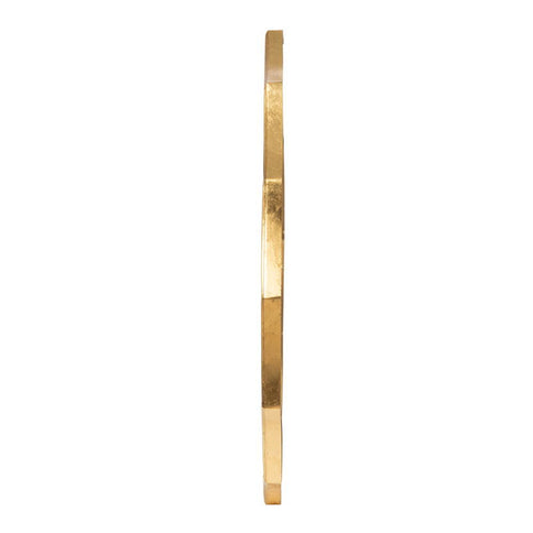 Round Sunburst Wall Mirror With, Wall Decor Mirror For Entryway Bedroom Living Room - Gold