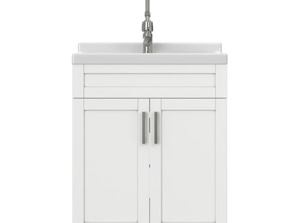 Hennessy - Deluxe Laundry Utility Sink And Cabinet