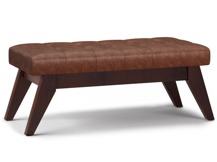Draper - Upholstered Mid Century Tufted Ottoman Bench