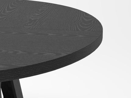 Farmhouse Round Dining Table With Storage Base