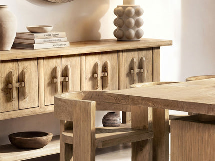 Rowan - Sideboard With Lower Shelf - Natural