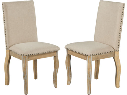 Upholstered Dining Chairs With Nailhead (Set of 2)