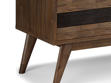 Clarkson - TV Stand - Rustic Natural Aged Brown