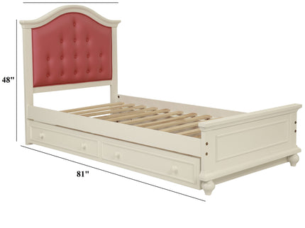 Contemporary Style Bed With Trundle