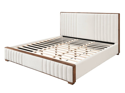 Kaleea - Queen Bed - Beige