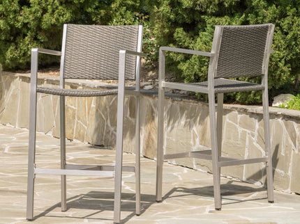 Outdoor Rust Proof Aluminum Barstools (Set of 2)