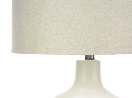 Lighting, Table Lamp, Contemporary - Cream