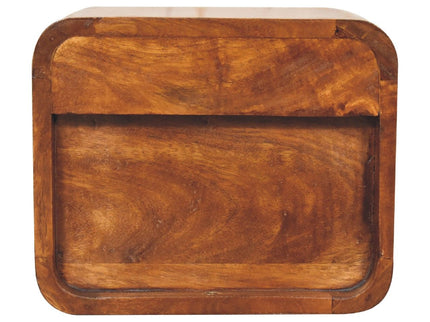 Curve Upper Slot Floating Nightstand