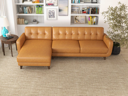 Allison - Mid-Century Modern Sectional Sofa Chaise