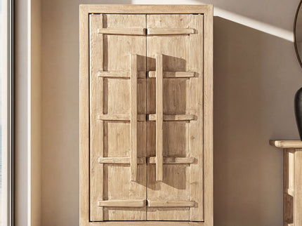 Rowan - Storage Cabinet With Double Doors - Natural