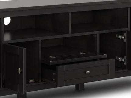 Warm Shaker - TV Media Stand - Hickory Brown