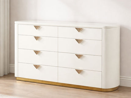 La Pierre - Modern Bedroom Set With Upholstered LED Bed