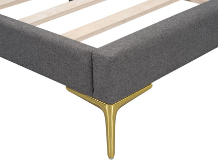 Upholstered Daybed With Headboard And Armrest, Support Legs