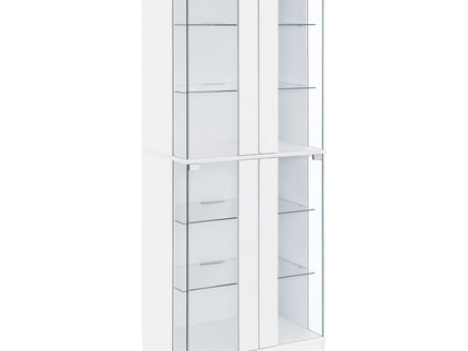 Gilbert - 4 Door LED Curio Display Cabinet