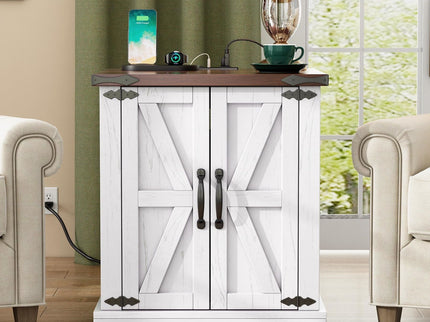Nightstand With Adjustable Shelf