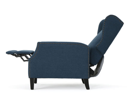 Westeros Wing Back Fabric Upholstered Recliner