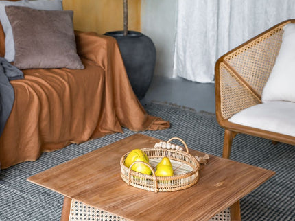 Teak Coffee Table - Natural Wood / Brown