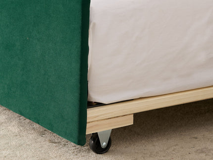 Daybed With Pop Up Trundle And USB Charging Armrest