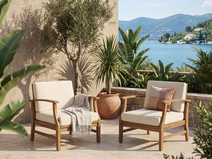 Perla - Contemporary Club Chair With Water Resistant Cushionі