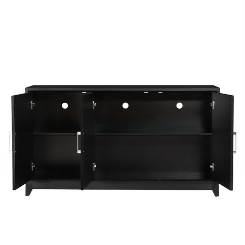 TV Stand, Media Console Cabinet With 2 Spacious Storage Space