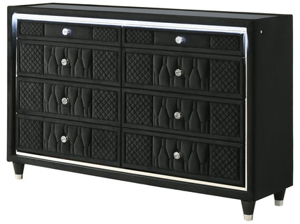 Mika - 8 Drawer LED Dresser