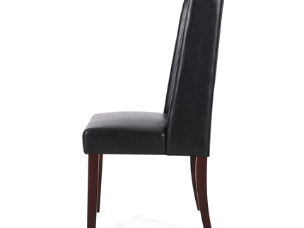 Sophisticated Tufted Dining Chair With High Back Design