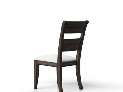 Upholstered Seat Side Chair - Chocolate