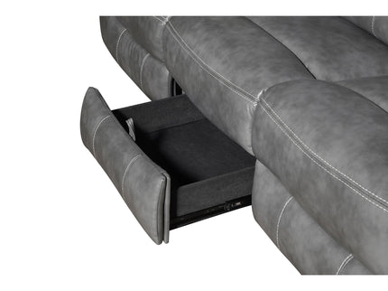 Hudson - Motion Sofa Pillow Top Arms Reclining Comfort - Gray