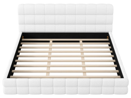 Upholstered Platform Bed With Headboard