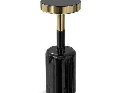 Frannie - Side Table - Gold / Black