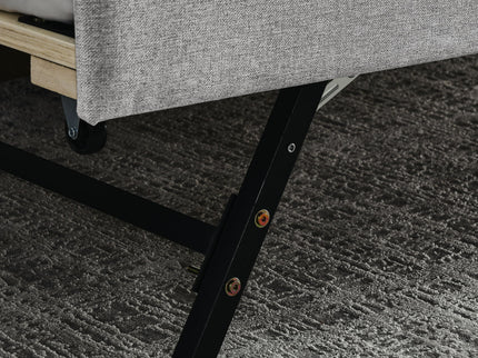 Size Upholstered Daybed With Trundle And USB Charging Armrest