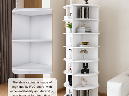 Rotating Shoe Rack Tower