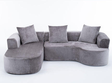 Modular Sectional Sofa With L Shape Chaise With Deep Seat