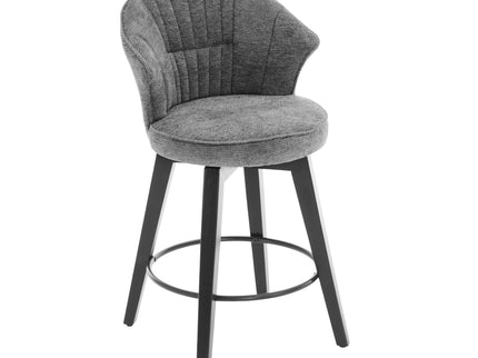 Wing Back Swivel Bar Stools (Set of 2)