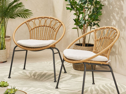 Banya - Chair (Set of 2) - Light Brown