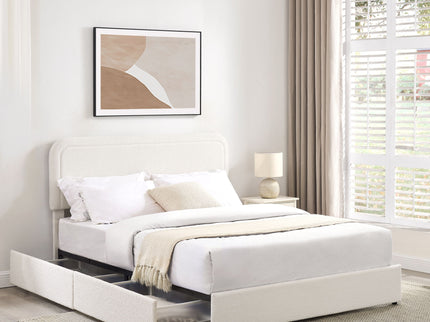 Liv - Patented With Drawers Upholstered Storage Platform Bed