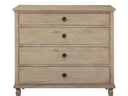 French Inspired Small Dresser - Wire Brushed Light Natural