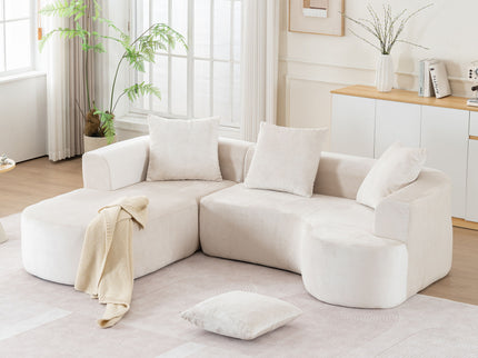 Modular Sectional Sofa With L Shape Chaise With Deep Seat