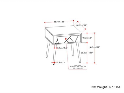 Jager - Side Table - Natural