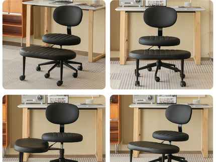Ergonomic Cross Legged Office Chair With Back Support