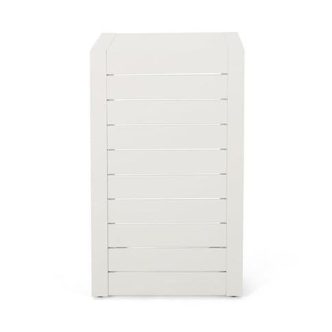 Aluminum Outdoor C - Shaped Side Table For Patio