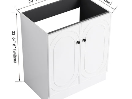 Modern Freestanding Bathroom Vanity With Soft Close Cabinet Doors
