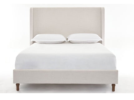 Hayden - Upholstered Wingback Bed With Tall Headboard