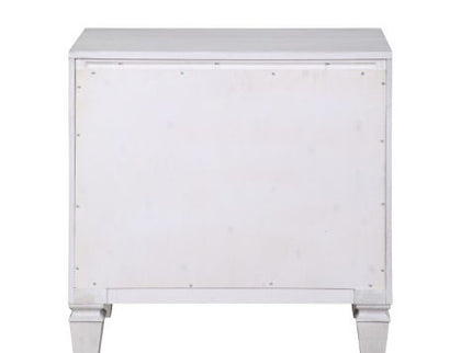 Katia - Weathered Night Stand - Gray / White